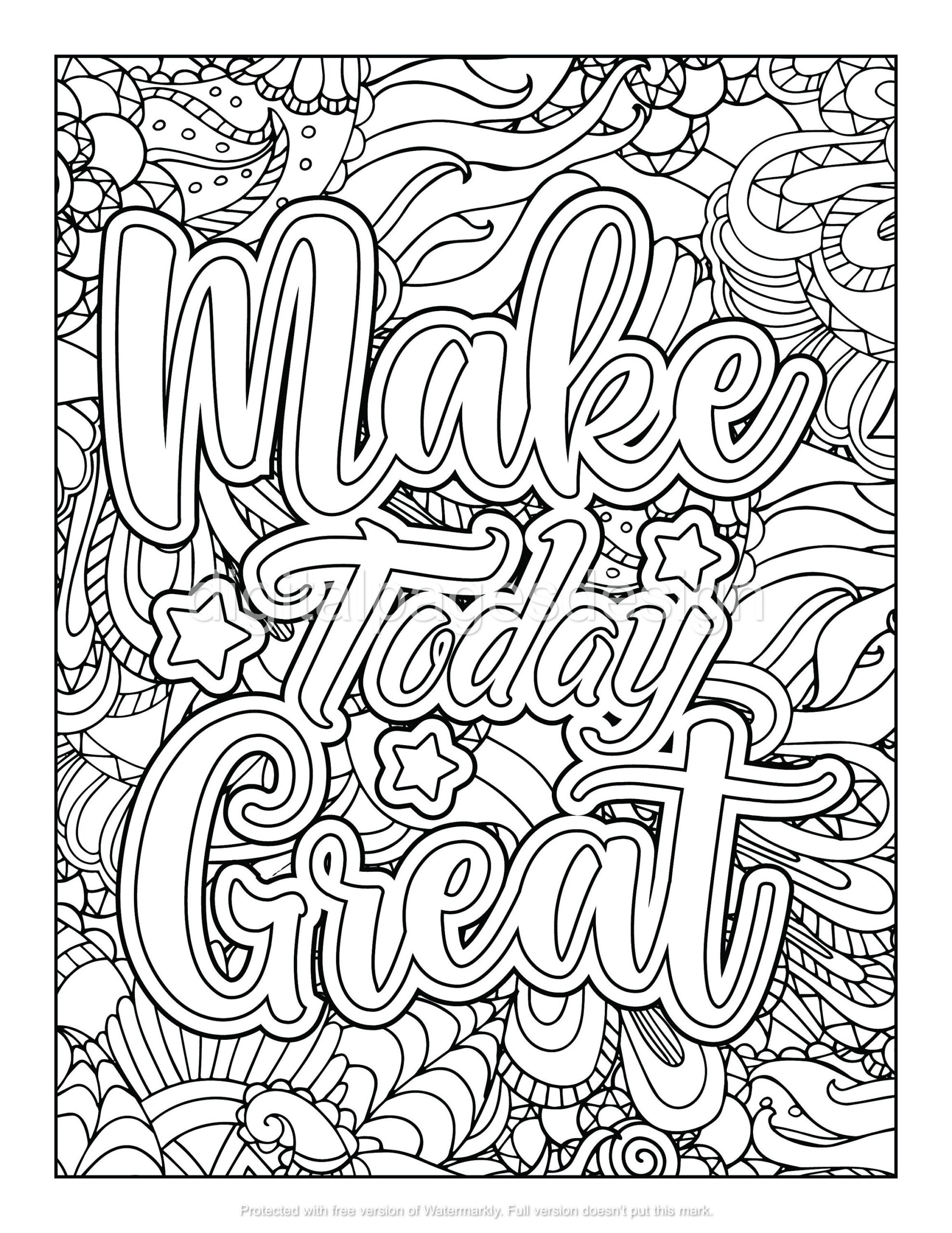 10 Adult Coloring Pages STRESS RELIEF Instant Download Etsy