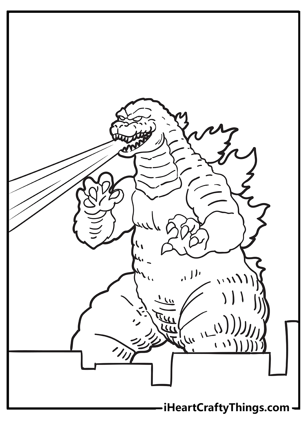 10 Printable Godzilla Coloring Pages 100 Free PDFs 
