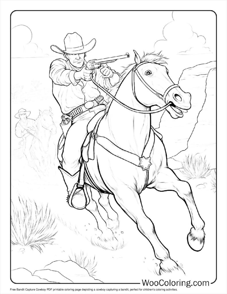 Western Printable Coloring Pages