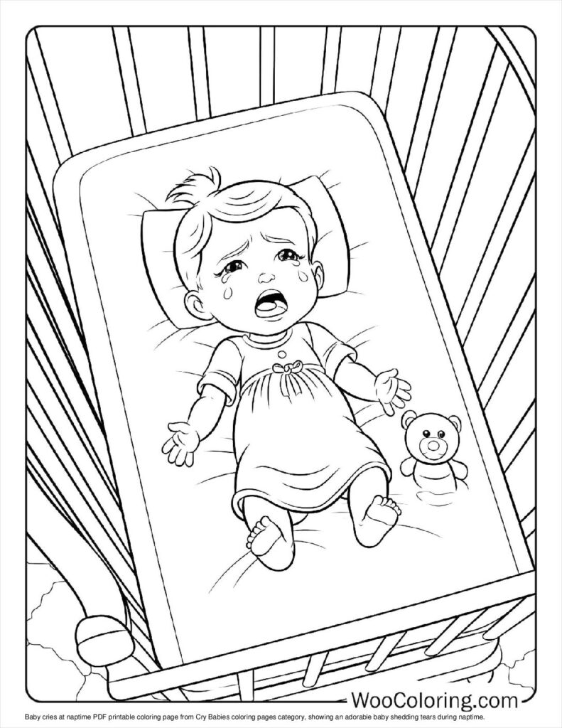 100 Cry Babies Coloring Pages Free PDF To Print Woo Coloring