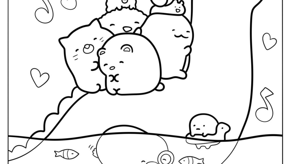 100 Kawaii Coloring Pages Free PDF Printables
