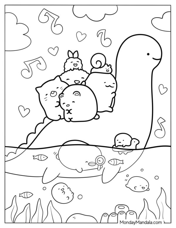 Kawaii Coloring Pages Printable