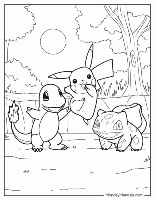 Pokemon Free Printables Coloring Pages
