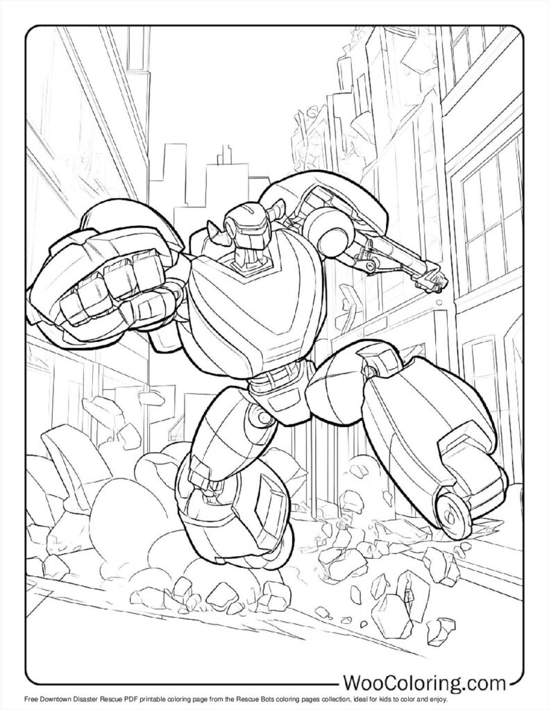 100 Rescue Bots Coloring Pages Free PDF To Print Woo Coloring