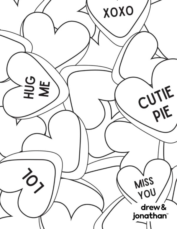 Printable Valentine Coloring Pages