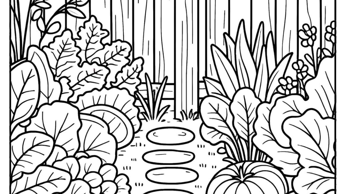 13 Garden Coloring Pages Free PDF Printables