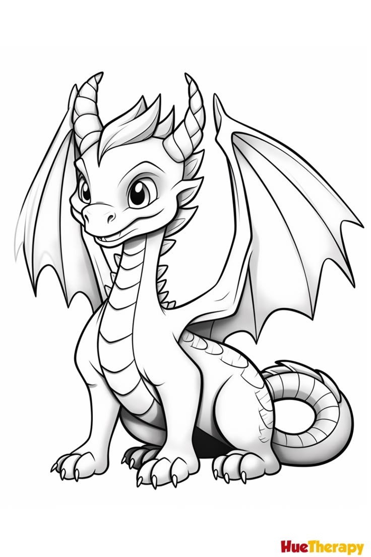 14 Free Printable Dragon Coloring Pages For Kids