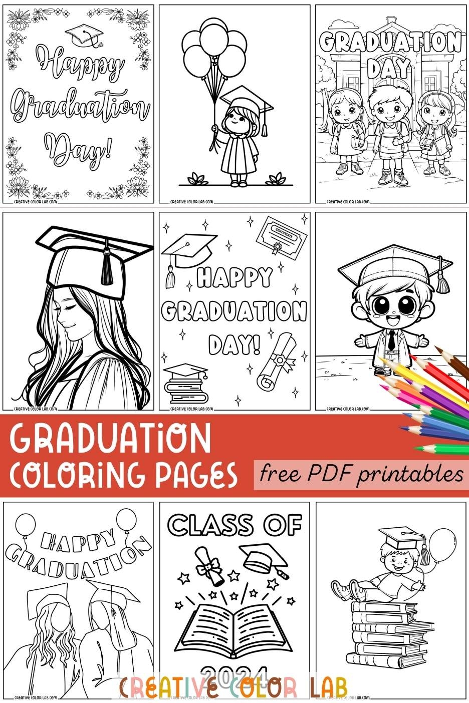 Free Printable Coloring Pages Graduation