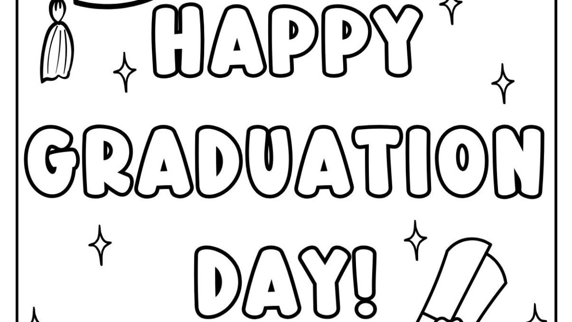 15 Graduation Coloring Pages Free PDF Printables