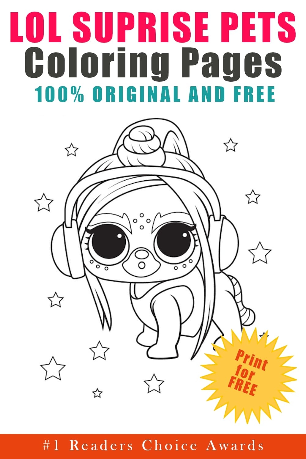 15 LOL Surprise Pets Coloring Pages 100 Free Printables 
