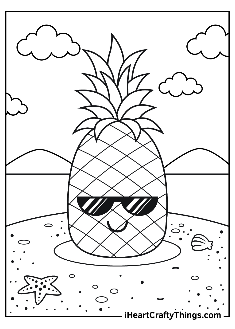 15 Pineapple Coloring Pages 100 Free Printables 