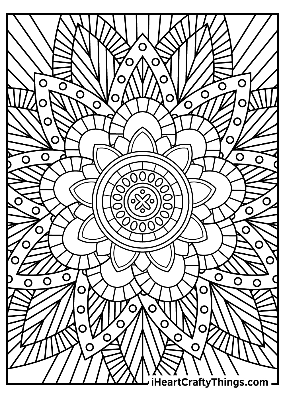 Stress Relief Printable Coloring Pages