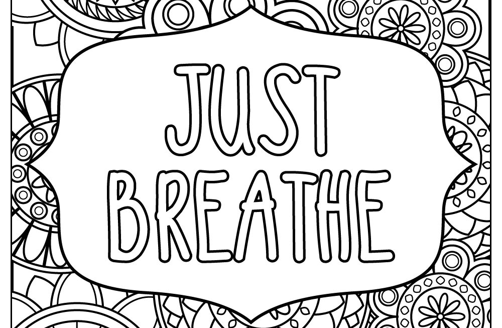 15 Stress Relief Coloring Pages 100 Free Printables