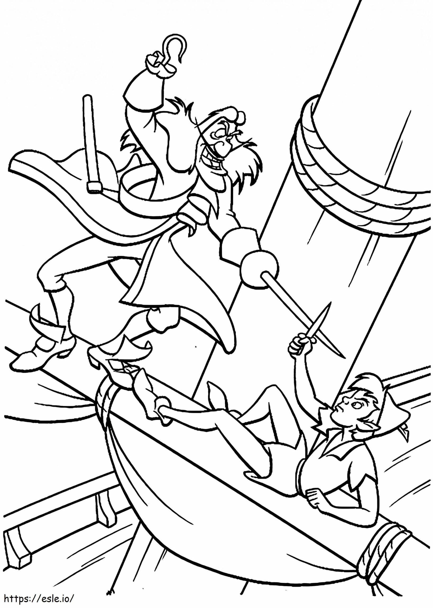 Peter Pan Printable Coloring Pages