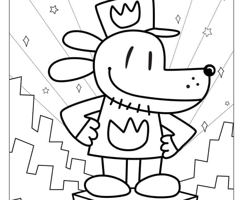 19 Dog Man Coloring Pages Free PDF Printables