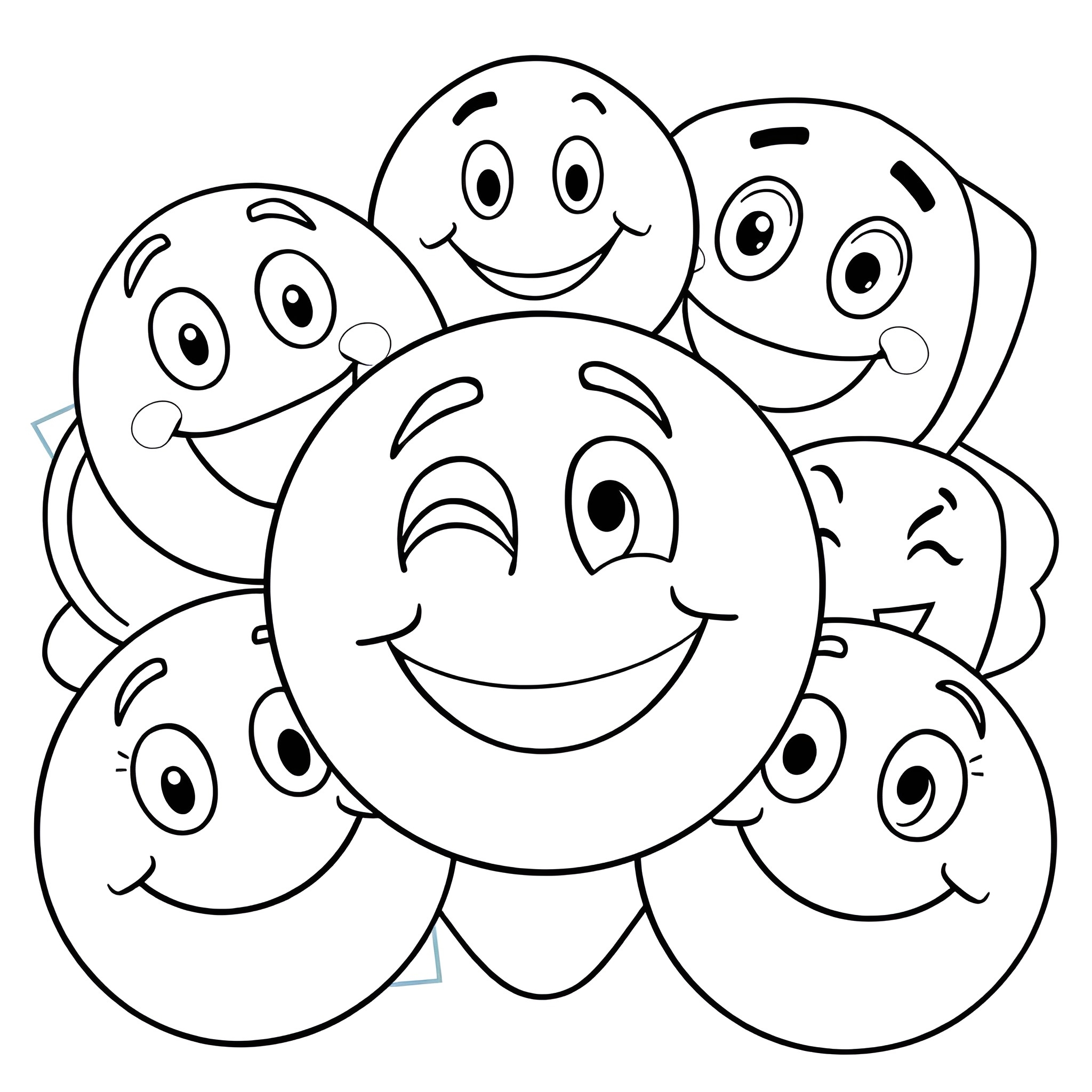 Printable Coloring Pages Emoji