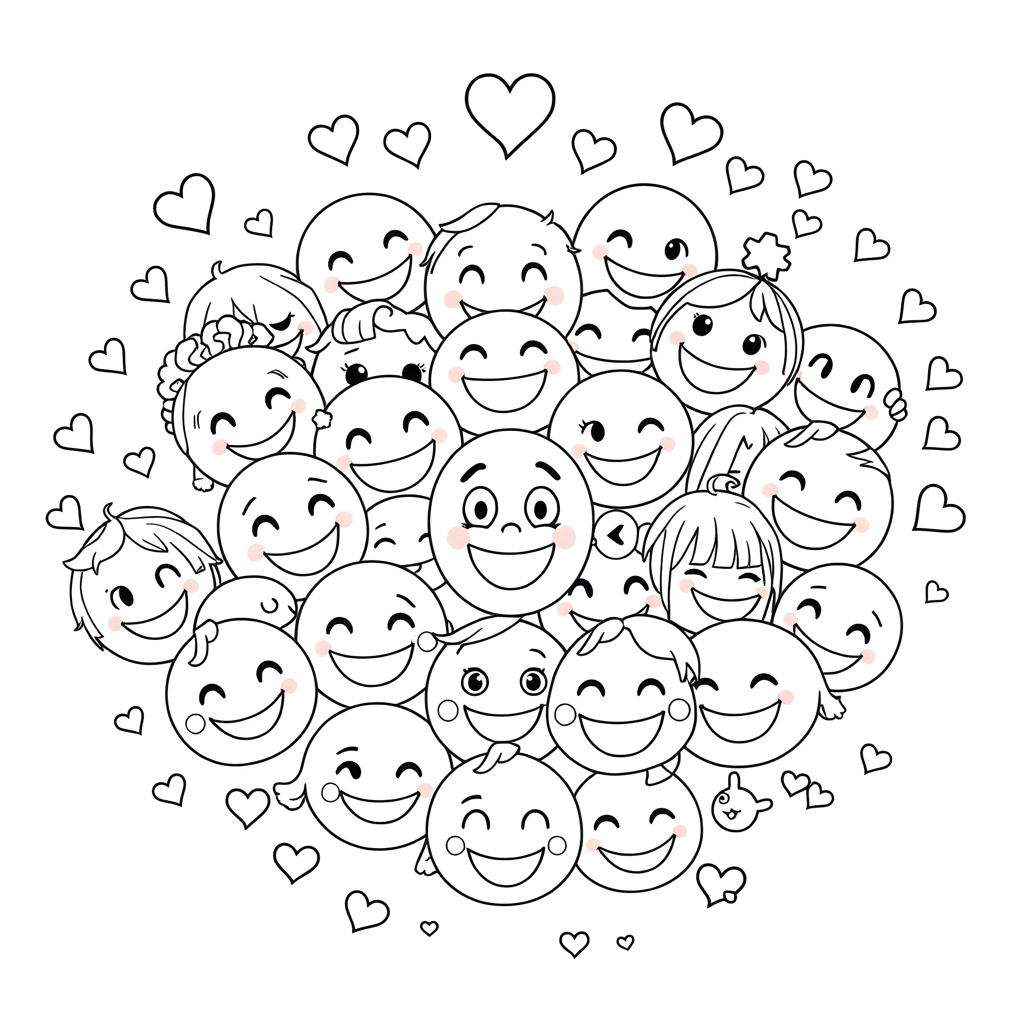 Free Printable Emoji Coloring Pages