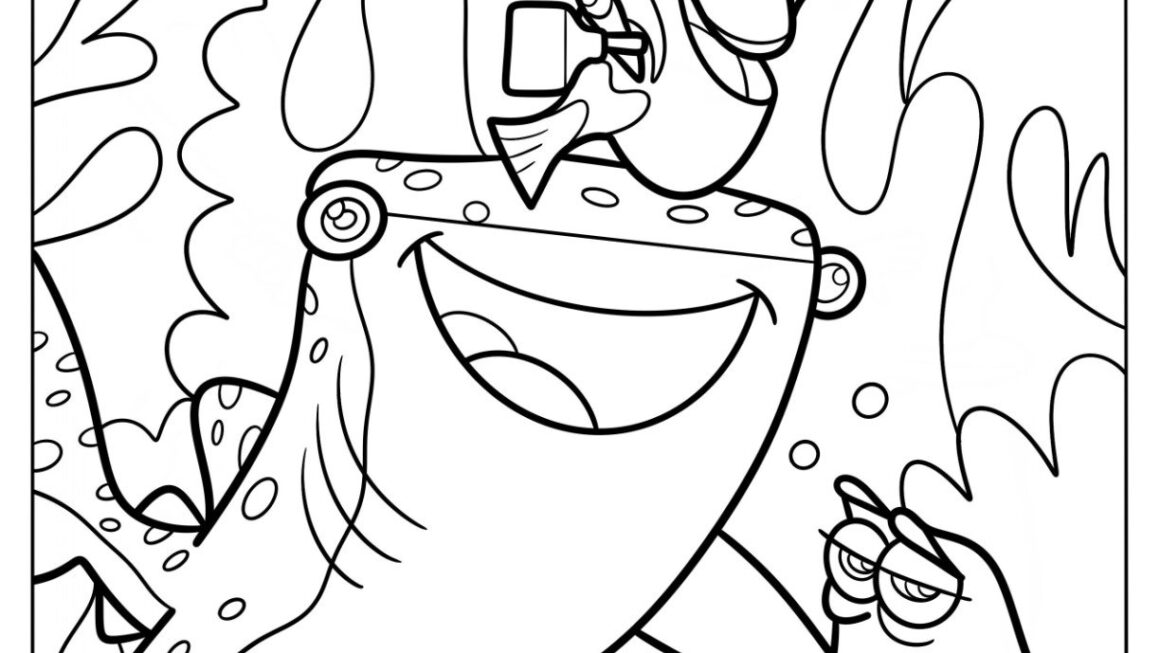 20 Finding Dory Coloring Pages Free PDF Printables