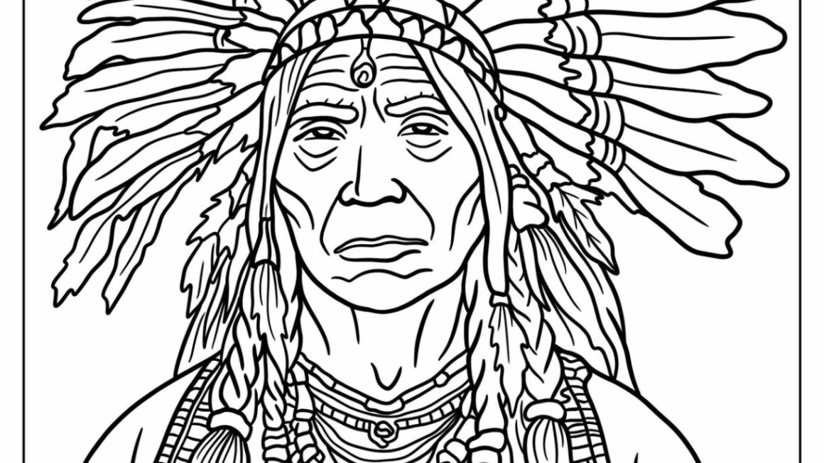 20 Native American Coloring Pages Free PDF Printables