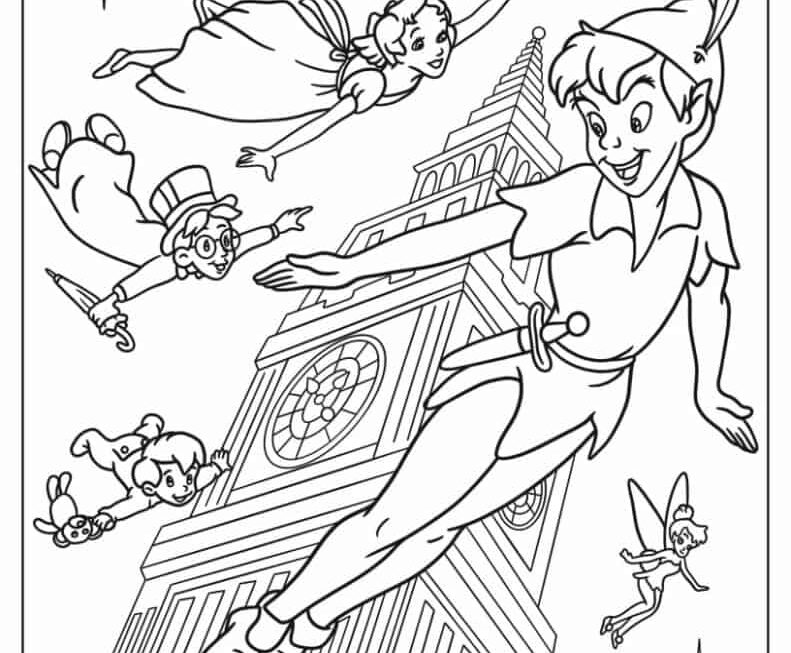 20 Peter Pan Coloring Pages Free PDF Printables