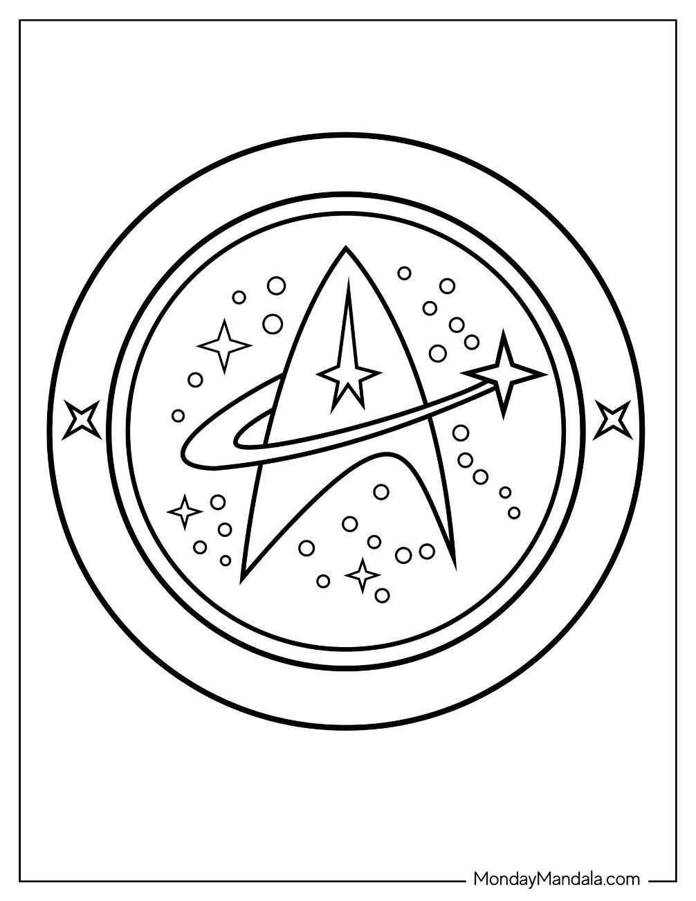 20 Star Trek Coloring Pages Free PDF Printables 