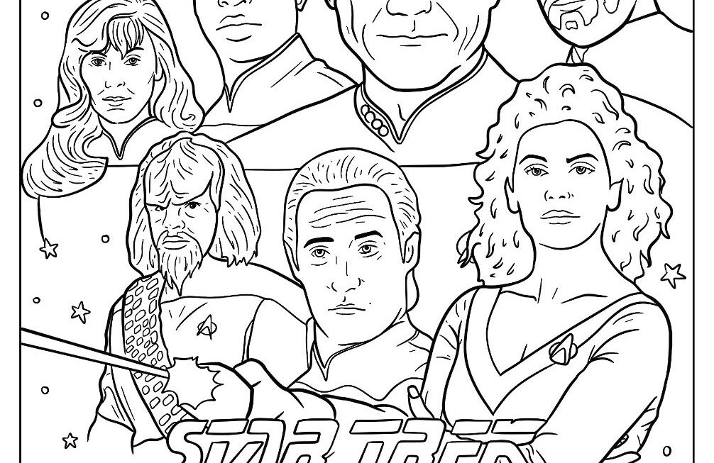 20 Star Trek Coloring Pages Free PDF Printables