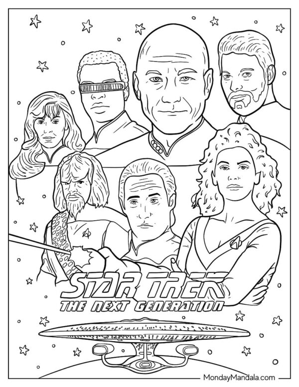 Star Trek Coloring Pages Printable