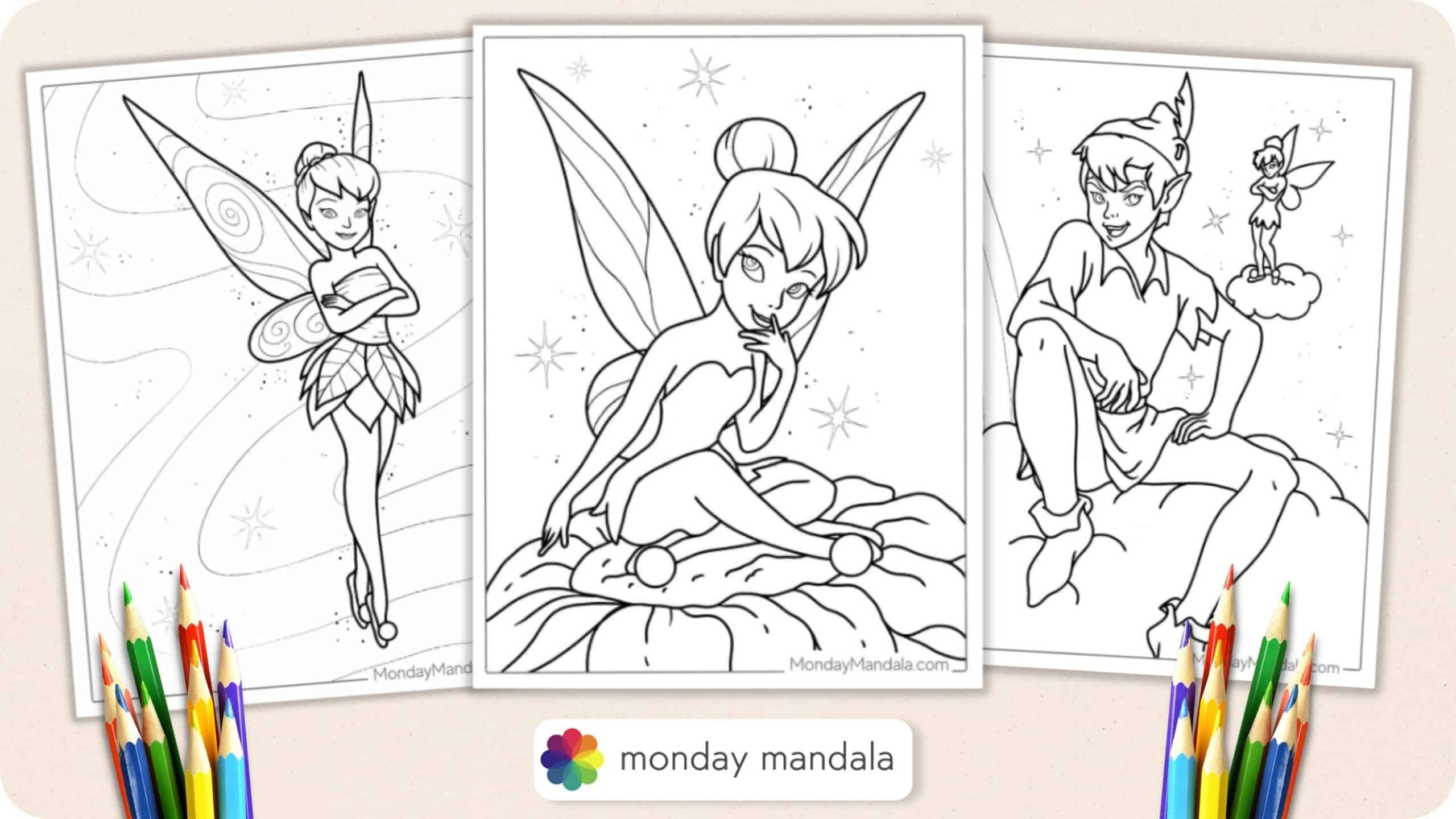 20 Tinker Bell Coloring Pages Free PDF Printables 