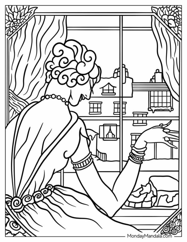 Free Printable Vintage Coloring Pages