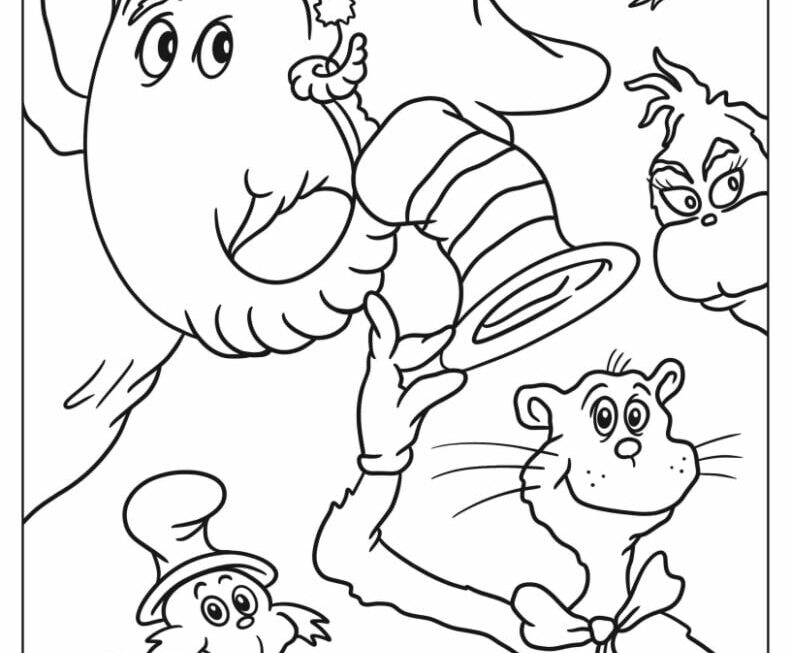 22 Dr Seuss Coloring Pages Free PDF Printables