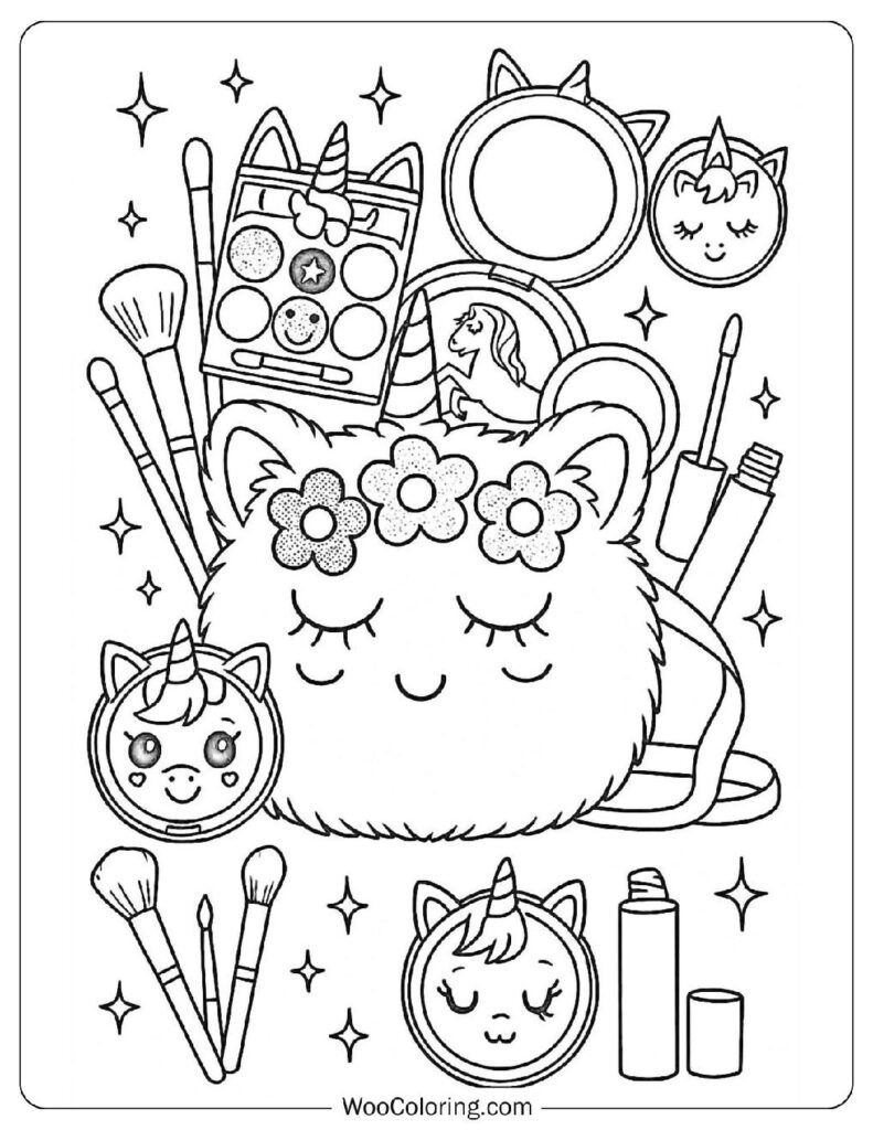 Girly Coloring Pages Printable