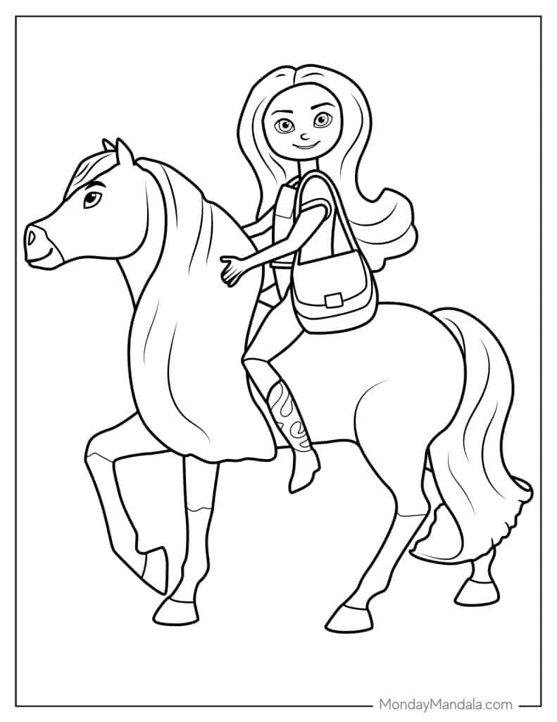 22 Spirit Coloring Pages Free PDF Printables 
