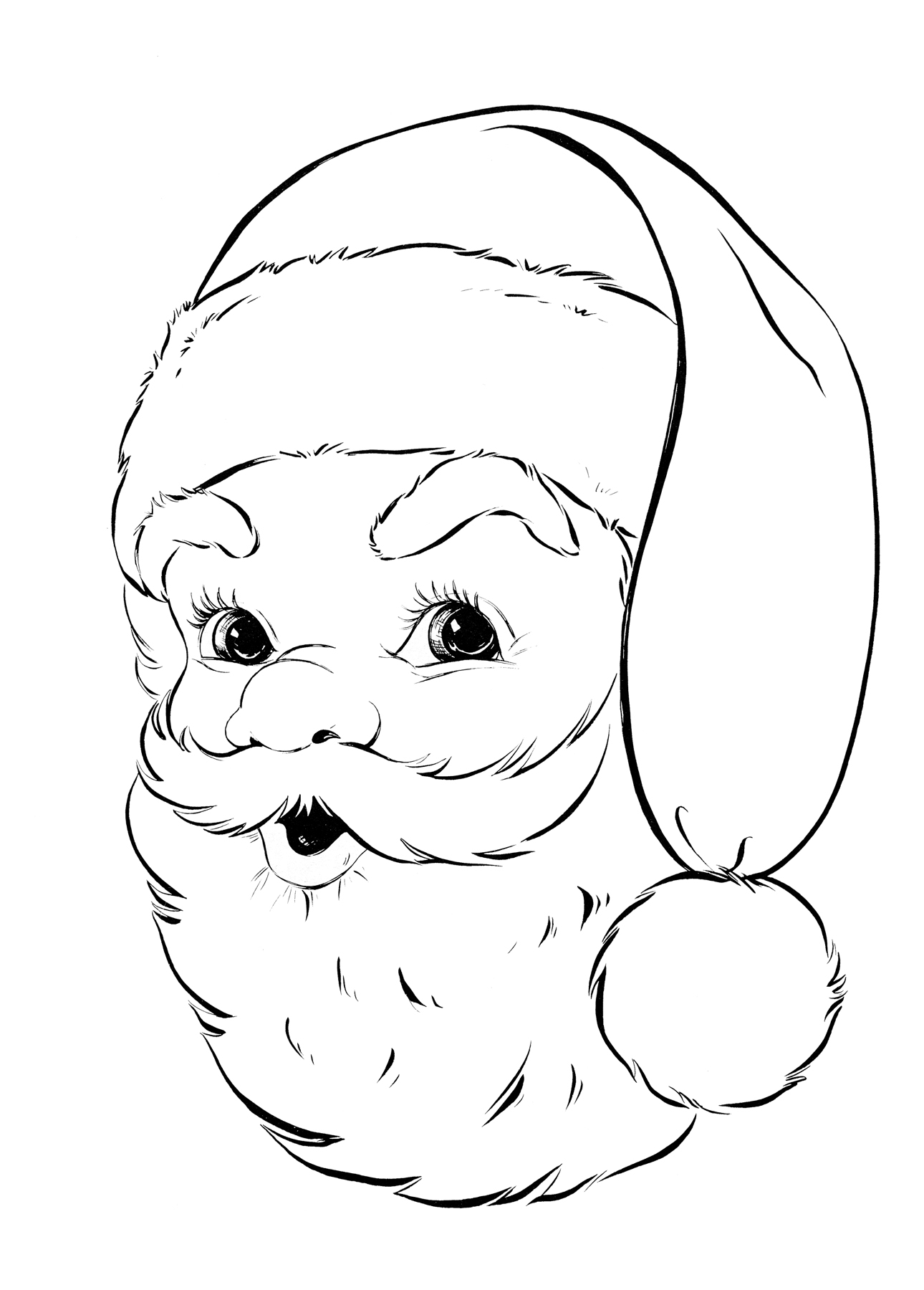 Coloring Page Christmas Version Printable