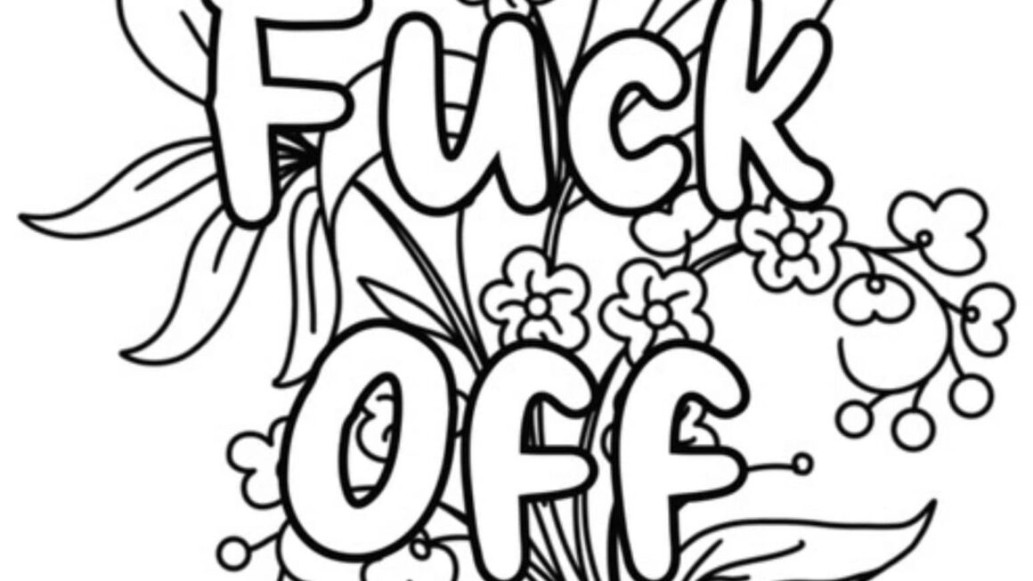 24 Adult Swear Word Coloring Pages Funny Printable Coloring Pages PDF Print JPG Digital Download Etsy