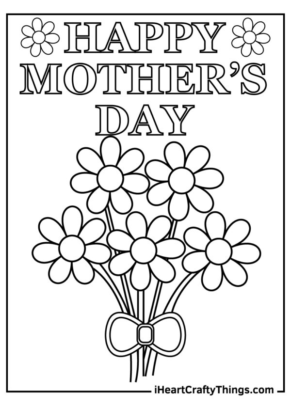 Mother Day Color Pages Printable