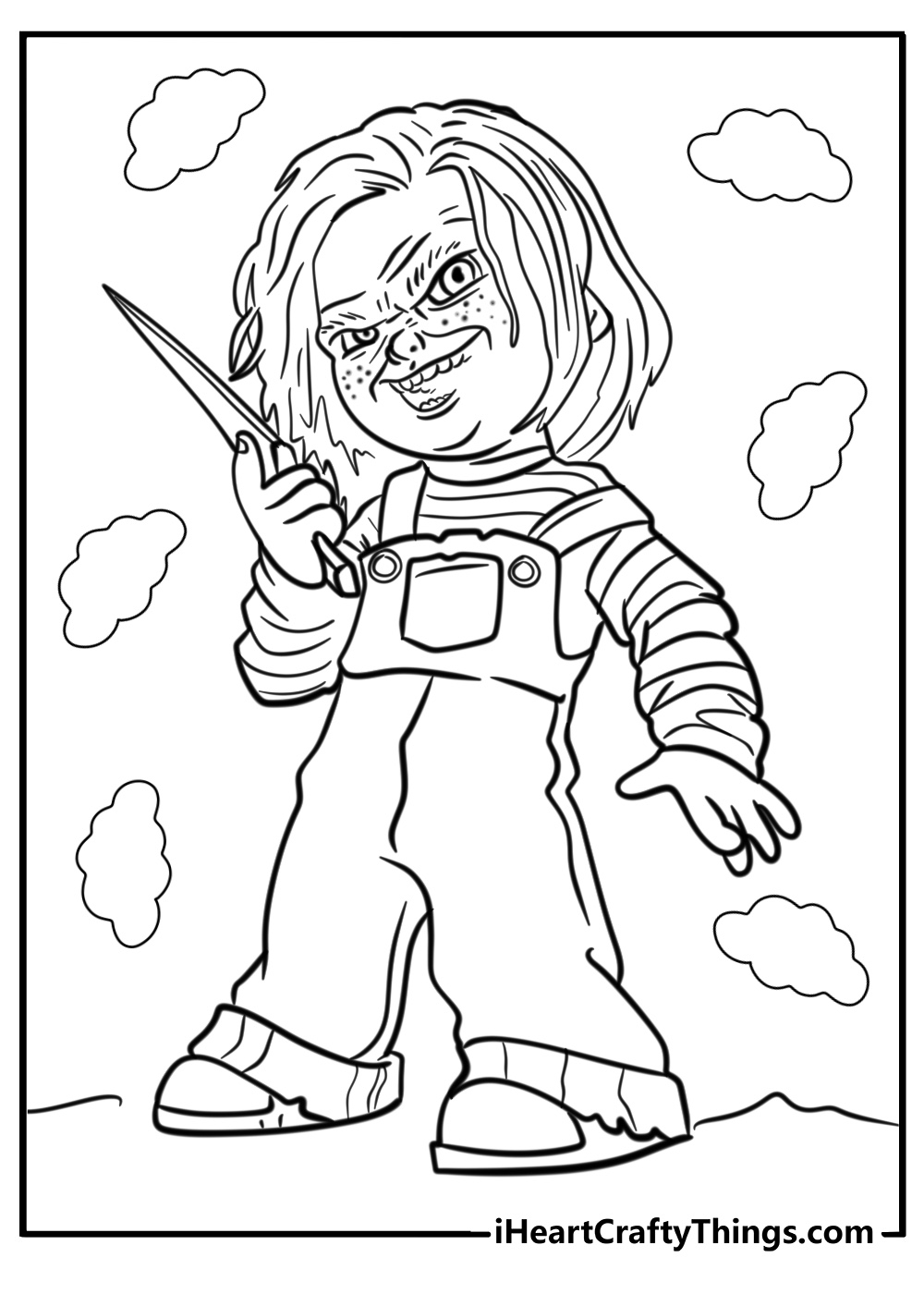Free Printable Horror Coloring Pages