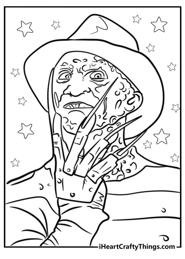 Free Printable Horror Coloring Pages
