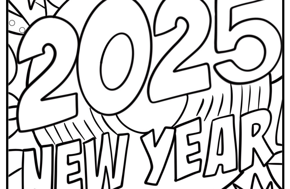 25 New Year s Coloring Pages 100 Free To Print PDF Sheets
