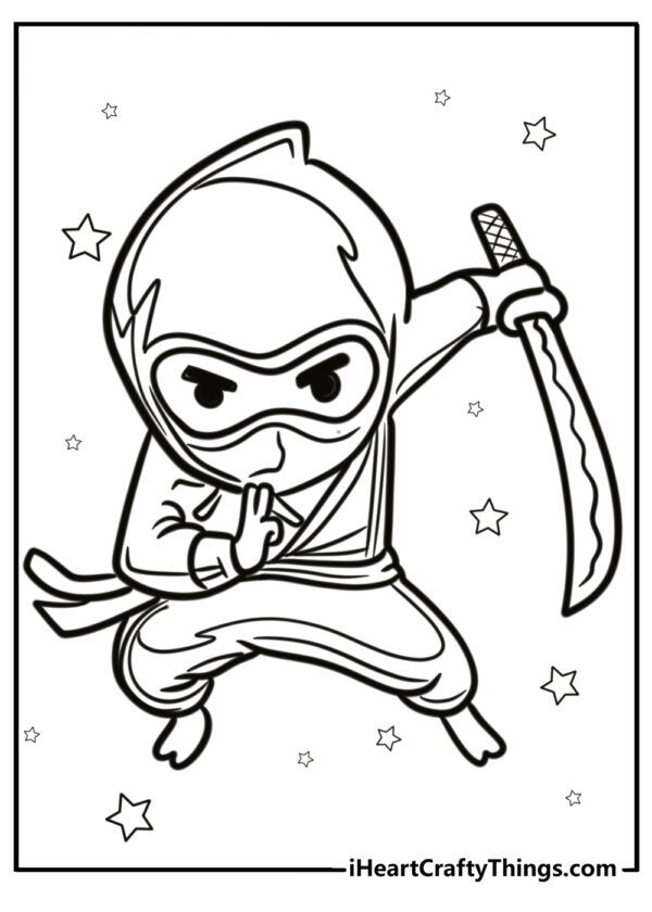 Ninja Coloring Pages Printable