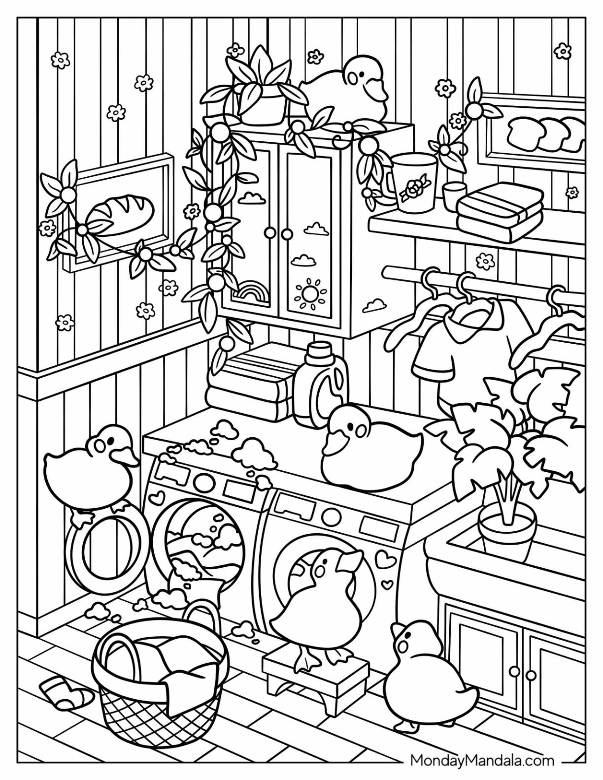 26 Aesthetic Coloring Pages Free PDF Printables 