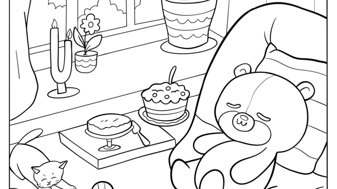 26 Aesthetic Coloring Pages Free PDF Printables