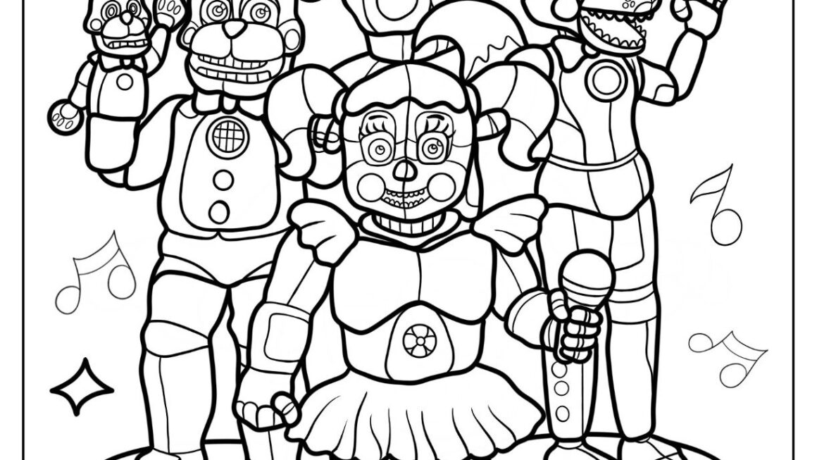 28 Five Nights At Freddie s Coloring Pages Free PDF Printables