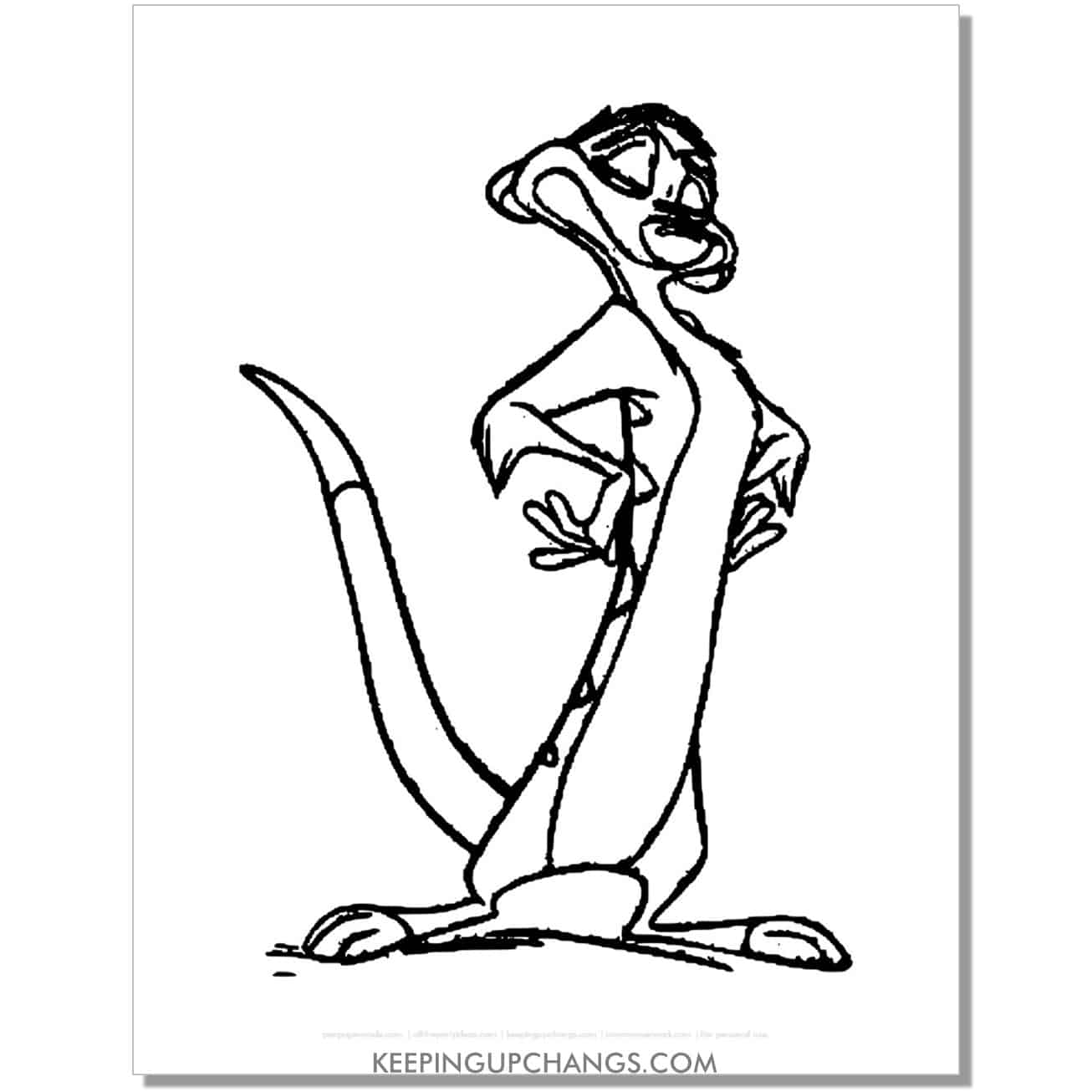 29 Free Timon Pumbaa Coloring Pages Sheets TOP Printables 