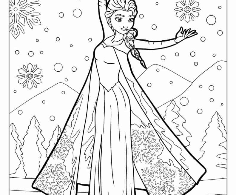 30 Frozen Coloring Pages Free PDF Printables