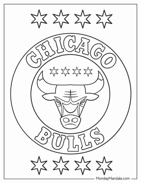 Printable Nba Mascot Coloring Pages