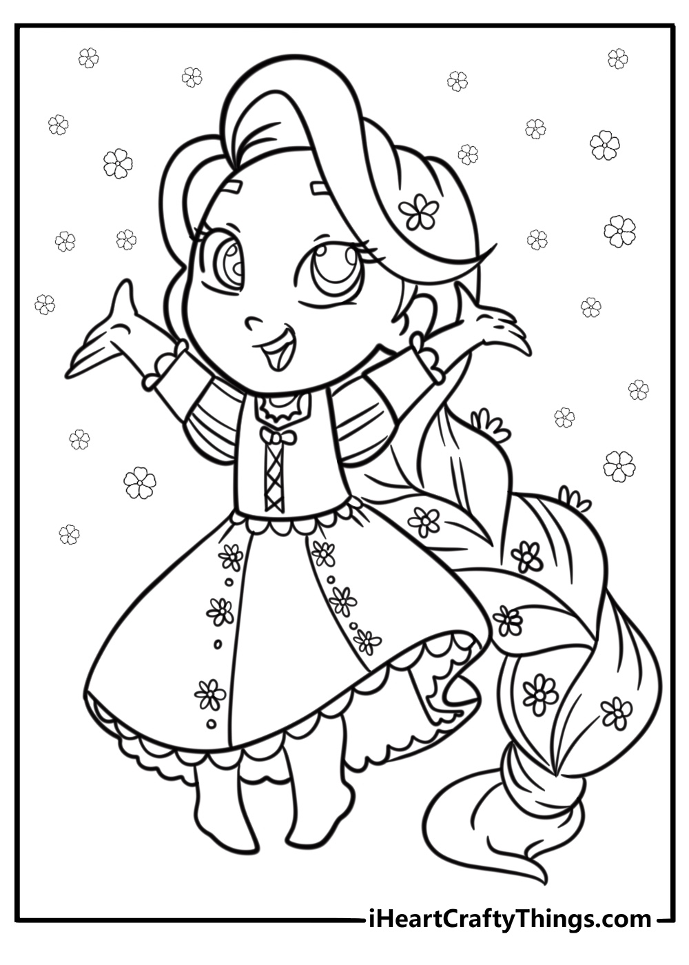 30 Rapunzel Coloring Pages 100 Free Printables 