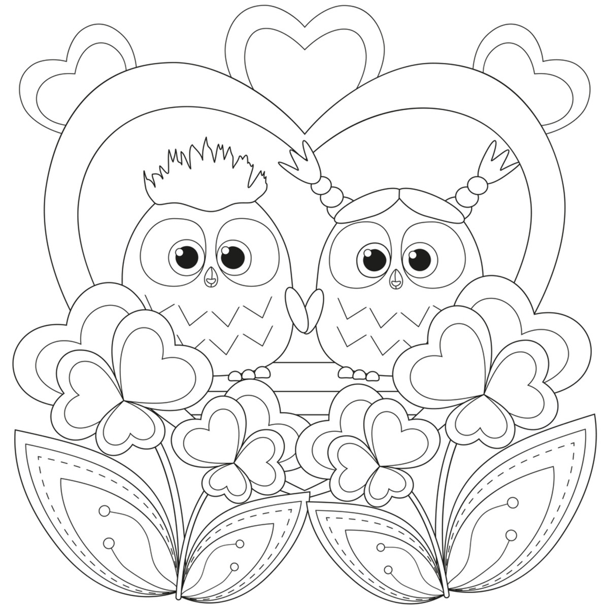 Free Printable Valentines Coloring Pages