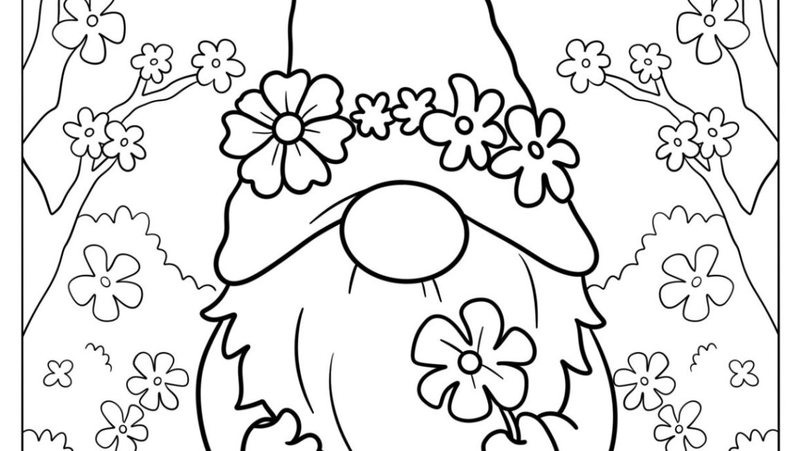 32 Gnome Coloring Pages Free PDF Printables