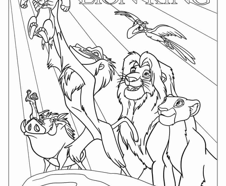 32 Lion King Coloring Pages Free PDF Printables