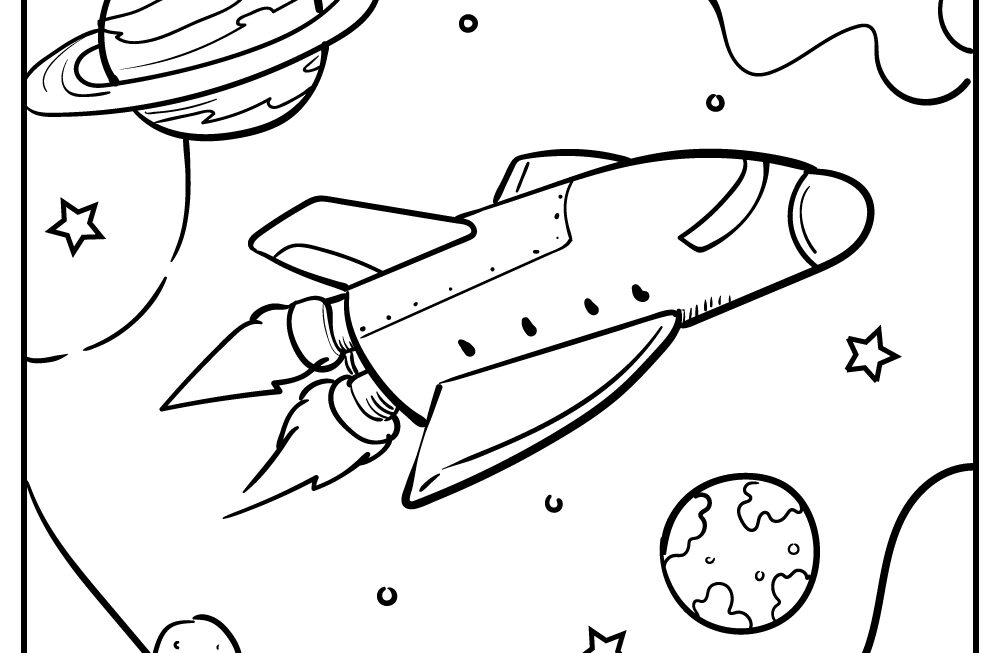 32 Outer Space Coloring Pages 100 Free Printables